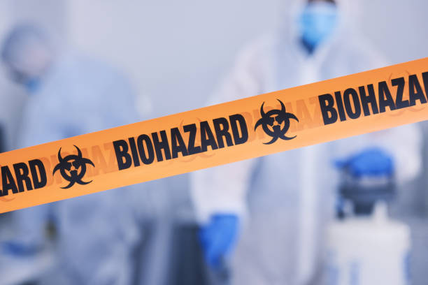 Professional Biohazard Cleanup technician working in Stockton, NJ